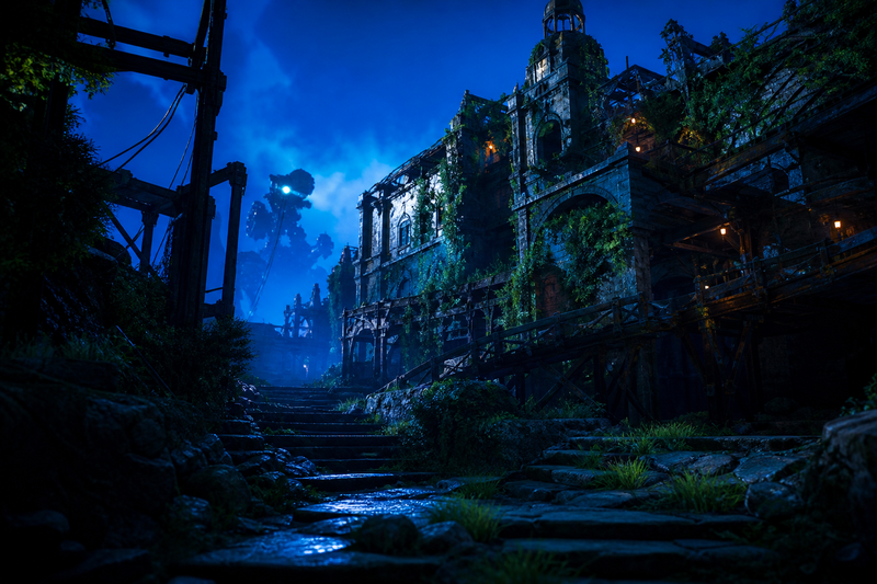 ARC Raiders gameplay screenshot showing a player aiming a weapon in a post-apocalyptic open world environment with HUD overlay elements